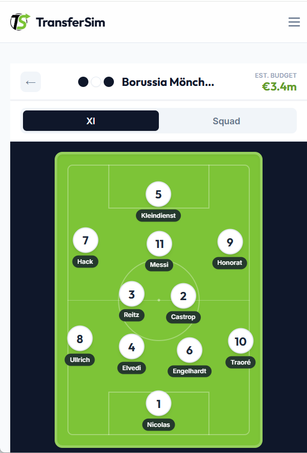 Moving Players on Pitch